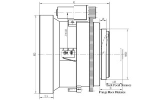 Моторизованные объективы 40 мм f/0,8 для тепловидения LWIR